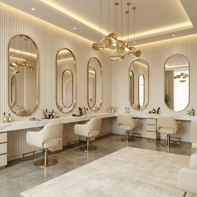 Maison Élise luxury salon interior